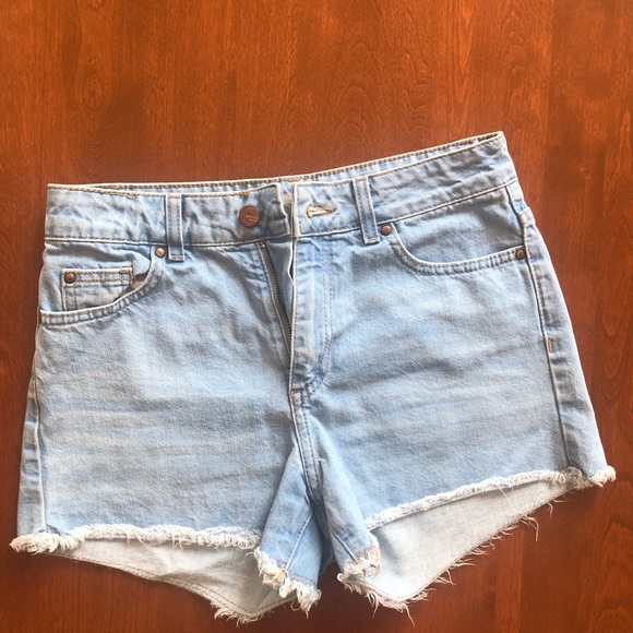Topshop Pants - Top shop MOTO high waisted jean shorts
